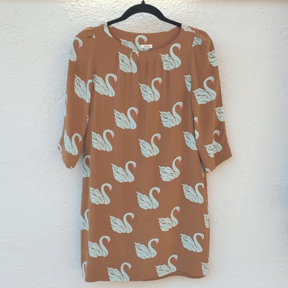 COPY - Fossil Silk Swan Dress